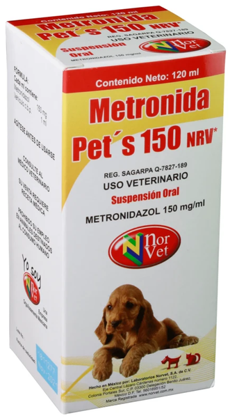 Metronida Pet´s Suspensión Oral 150mg 15ml