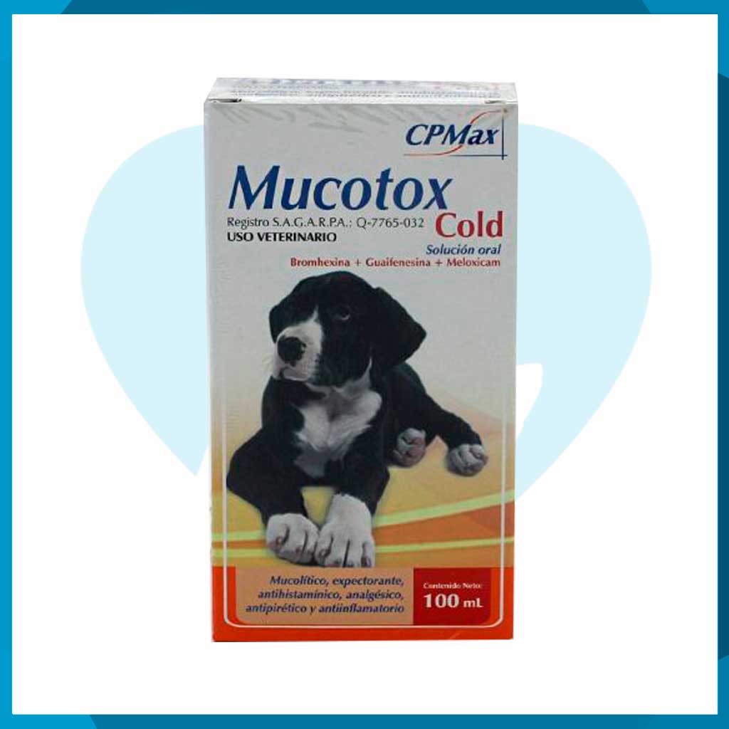 Mucotox Cold Solución Oral 100ml (requiere receta medica veterinaria vigente)