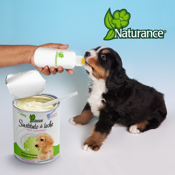 ACUARIO PERRO SUST D/LECHE P/CACHORRO NATURANCE 450 G
