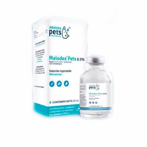 Melodex Pets Solución Inyectable 20ml (requiere receta medica veterinaria vigente)