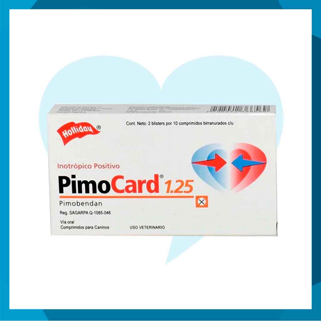 PimoCard 1.25 Caja 20 Tabletas