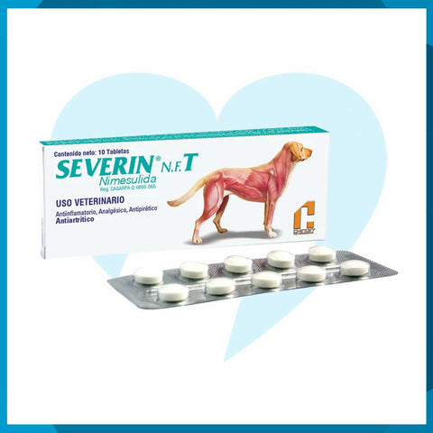 Severin N.F.T 10 Tabletas (requiere receta medica veterinaria vigente)
