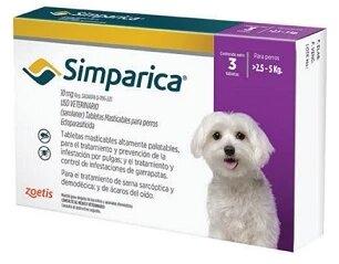 Simparica 10mg 2.5 - 5kg 3 Tabletas Masticables