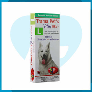 Trama Pets Plus L Caja 10 Tabletas (requiere receta medica veterinaria vigente)