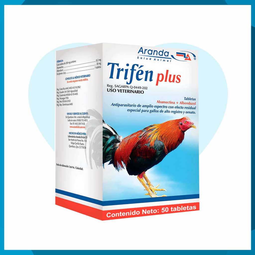 Trifen Plus 50 Tabletas (requiere receta medica veterinaria vigente)