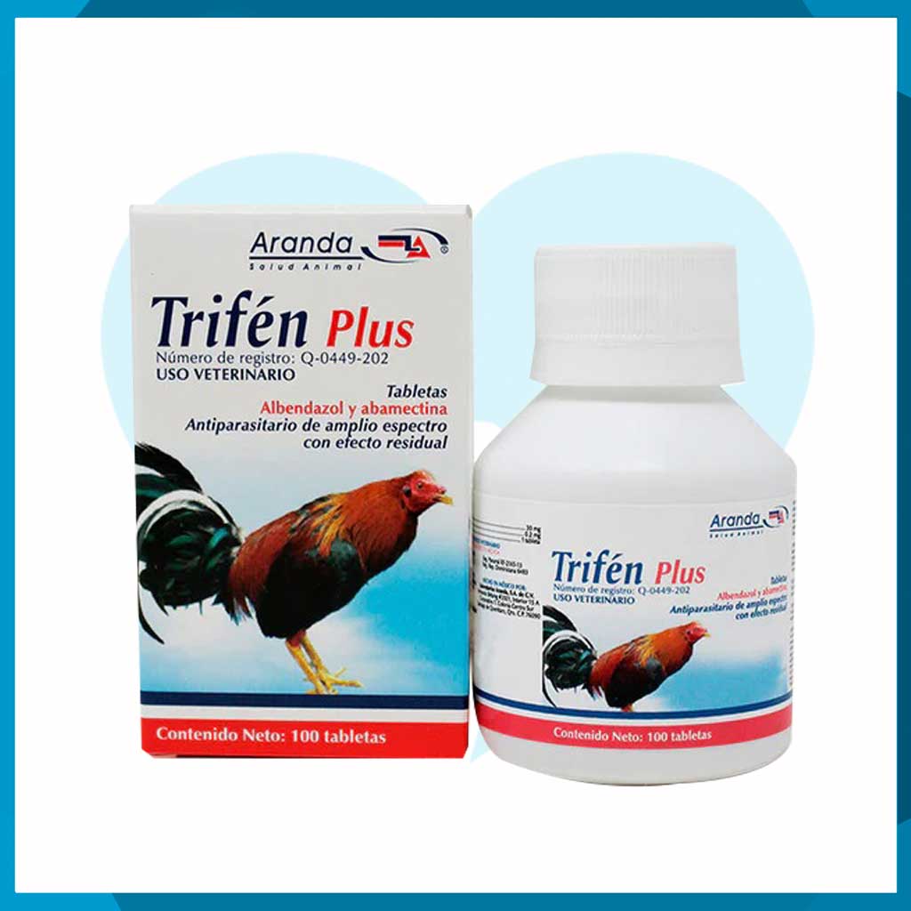 Trifen Plus Caja 100 Tabletas (requiere receta medica veterinaria vigente)