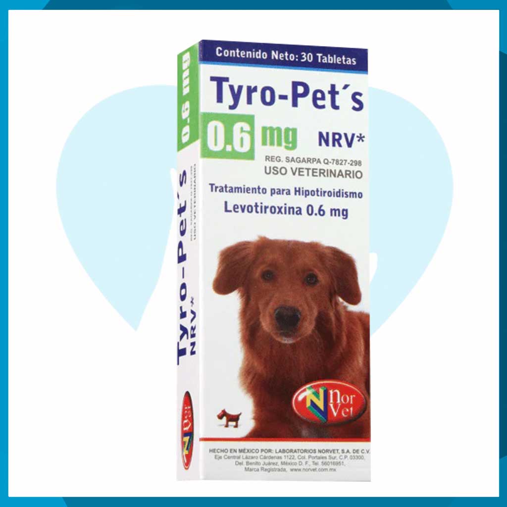 Tyro Pets L 0.6mg Caja 30 Tabletas