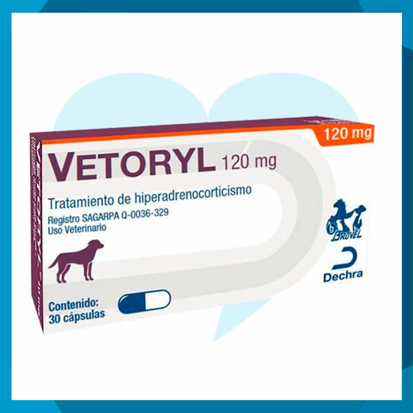 Vetoryl 120mg Caja 30 Cápsulas