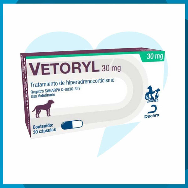 Vetoryl 30mg Caja 30 Cápsulas