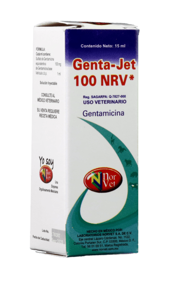 Genta-Jet 100 NRV Solución inyectable 15 ml
